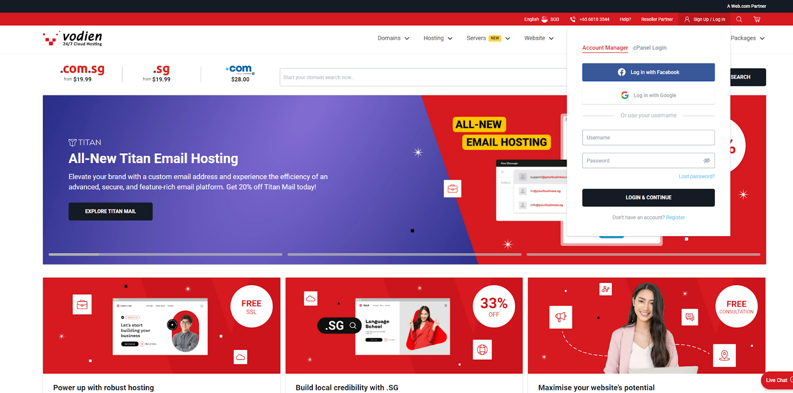 How to Access Vodien Cpanel  